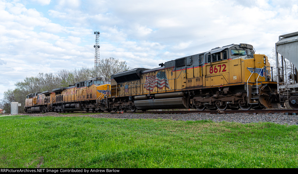 UP Rock on BNSF Galveston Sub